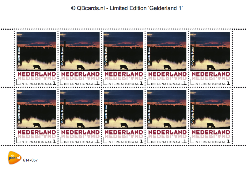 persoonlijke postzegel gelderland 